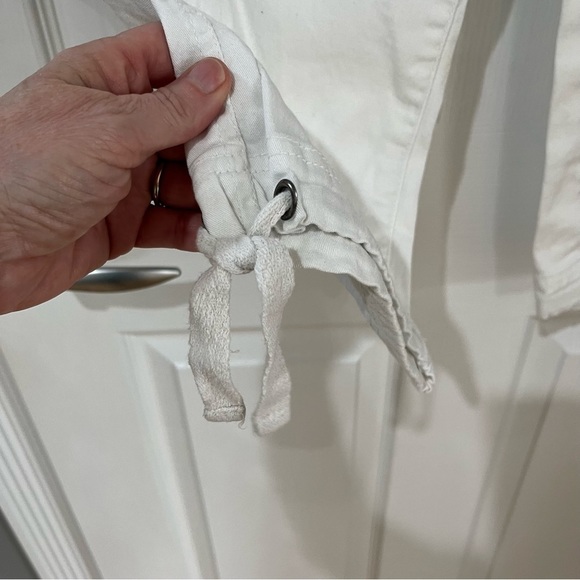 Urban life white cargo style capris with pockets size 5/6 - Picture 7 of 11